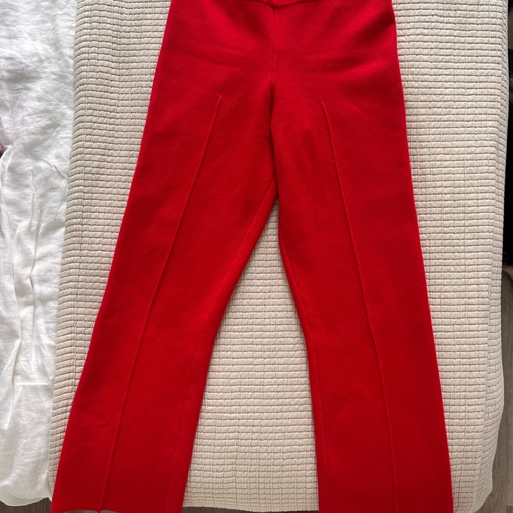 J. Crew Red Ankle Pants